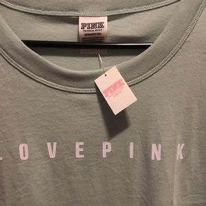 PINK Victoria's Secret Tops - PINK mint long sleeve tee PINK Victoria's Secret Tops - PINK mint long sleeve tee